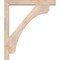 Ekena Millwork Legacy Block Smooth Bracket w/ Offset Brace, Douglas Fir, 5 1/2"W x 38"D x 44"H BKT0604X38X44LEC05SDF - alternate 3